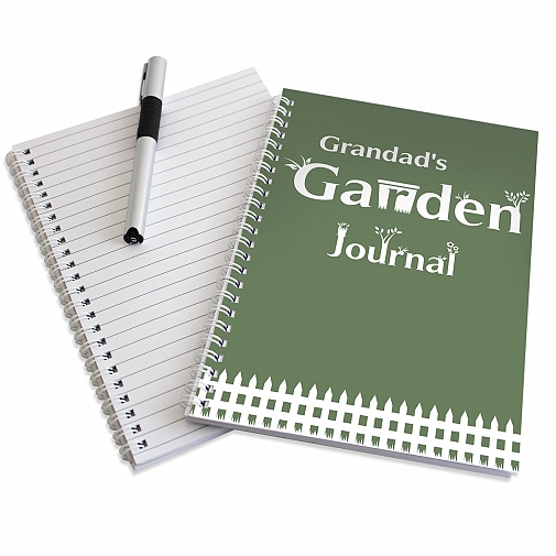 Personalised Garden Journal A5 Notebook