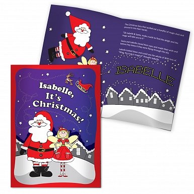 Personalised 'It's Christmas' Fairy Story Book