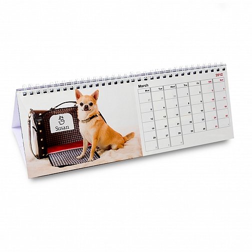 Personalised Your Barking Mad Desk Calendar