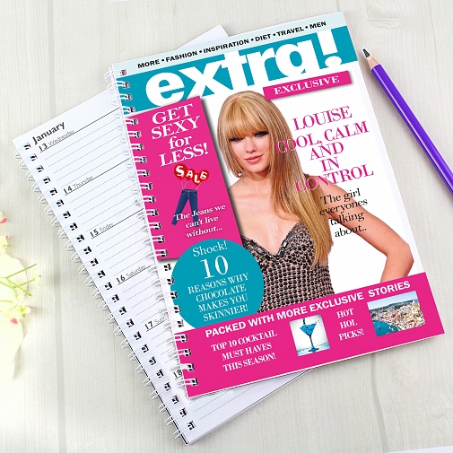 Personalised Extra A5 Diary