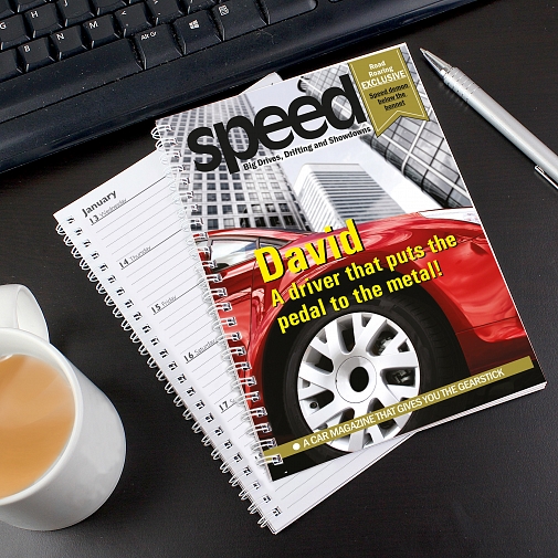 Personalised Speed A5 Diary