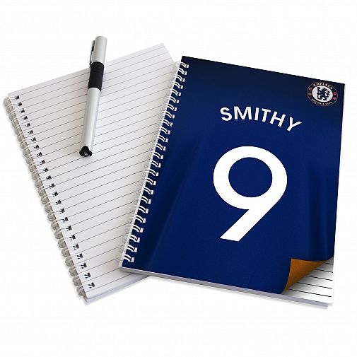 Personalised Chelsea A5 Notebook