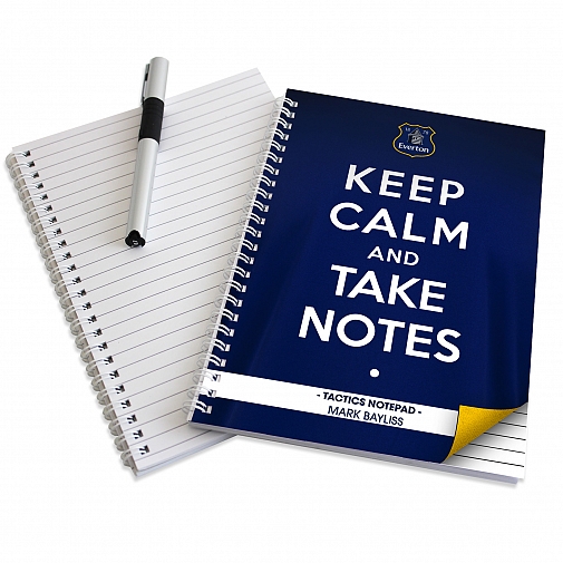 Personalised Everton Keep Calm A5 Notebook