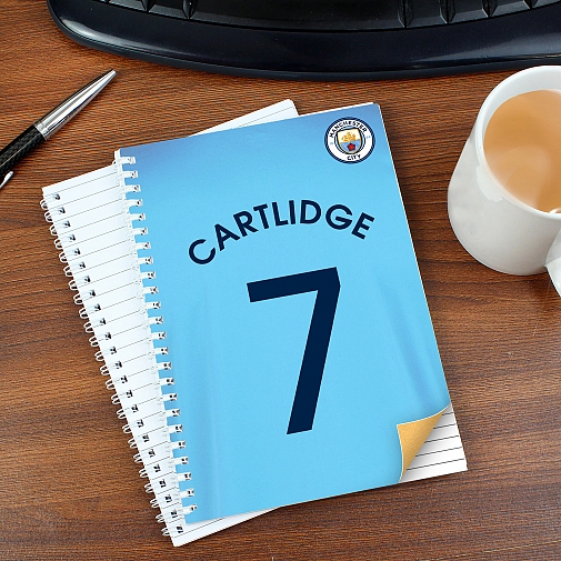 Personalised Manchester City A5 Notebook