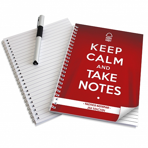 Personalised Nottingham Forest Keep Calm A5 Notebook