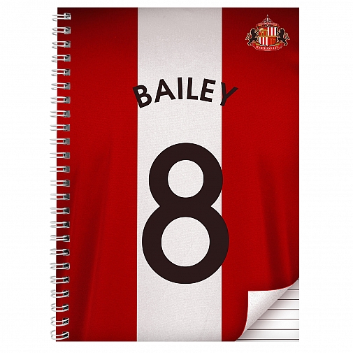 Personalised Sunderland A4 Notebook