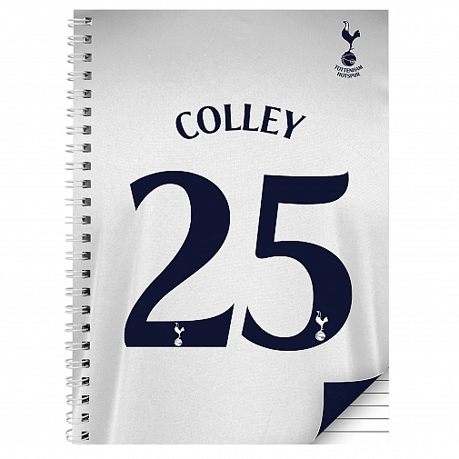 Personalised Tottenham Hotspur A4 Notebook