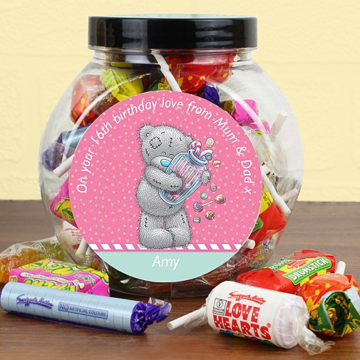 Personalised Me to You Candy Girl Sweets Jar