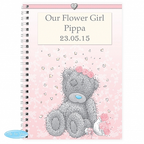 Personalised Me To You Girls Wedding A5 Notebook