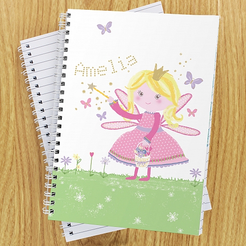 Personalised Garden Fairy A5 Notebook