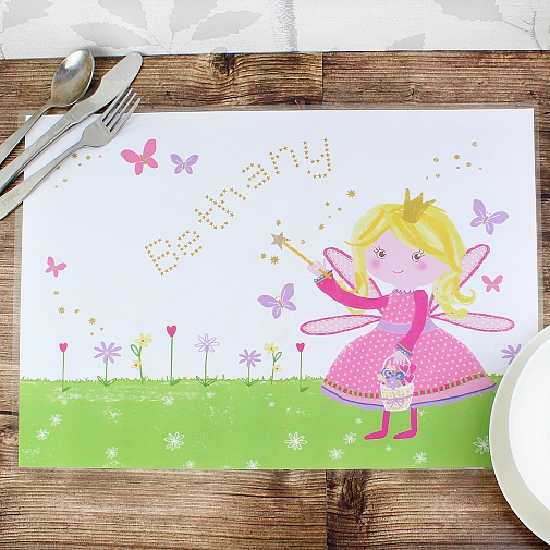 Personalised Garden Fairy Placemat