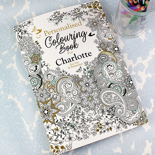 Personalised Botanical Colouring Book