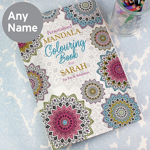 Personalised Mandala Colouring Book