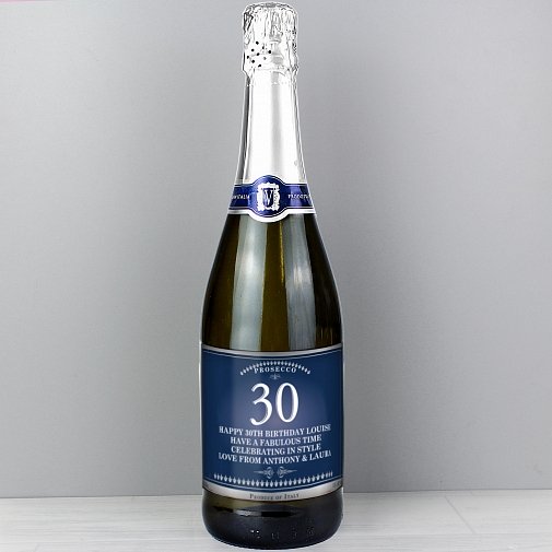 Personalised Big Age Bottle of Prosecco