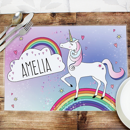 Personalised Unicorn Placemat