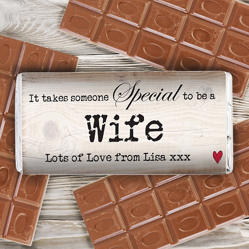 Personalised Someone Special Milk Chocolates Bar