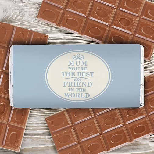 Personalised The Best in the World Milk Chocolates Bar