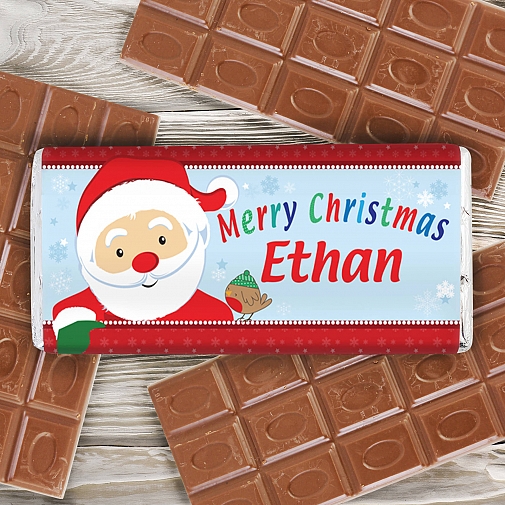 Santa Chocolate Bar delivery to UK [United Kingdom]