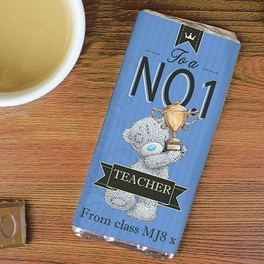 Personalised Me to You No 1 Milk Chocolates Bar For Him