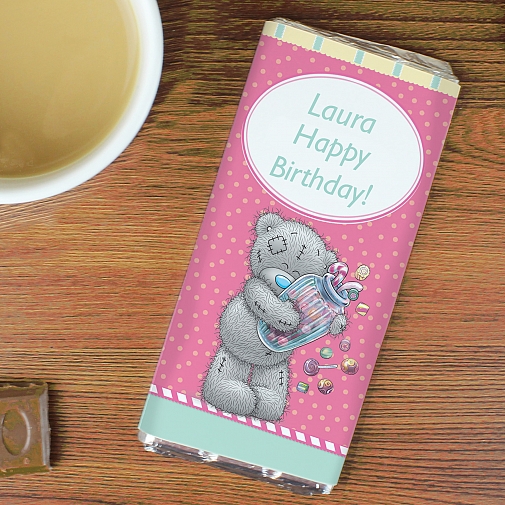 Personalised Me to You Candy Girl Milk Chocolates Bar