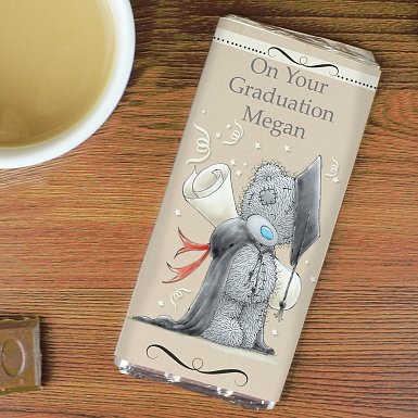 Personalised Me to You Graduation Milk Chocolates Bar