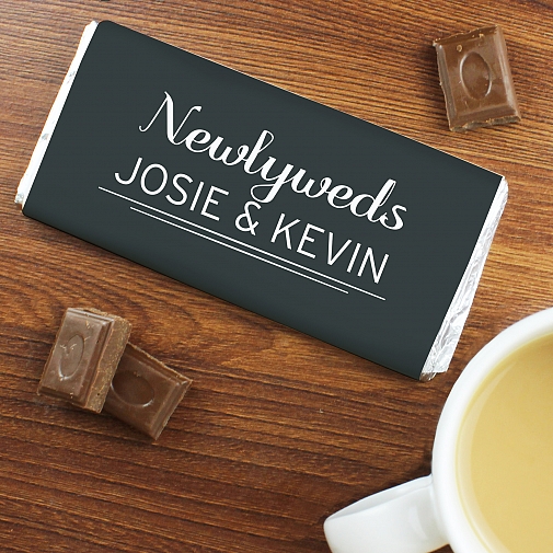 Personalised Classic Milk Chocolates Bar