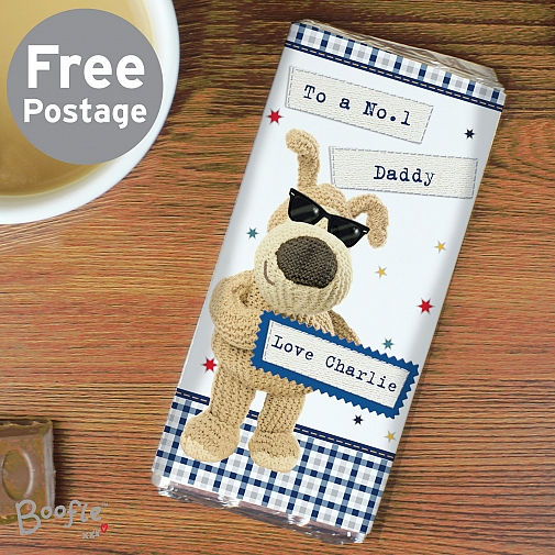 Personalised Boofle Stars Chocolates Bar