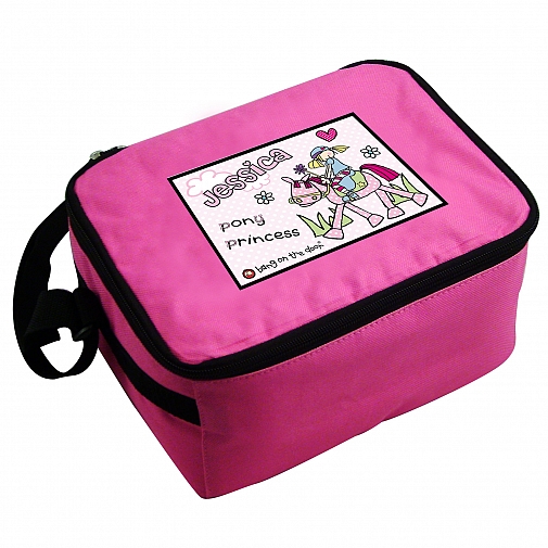 Personalised Bang on the Door Pony Girl Lunch Bag