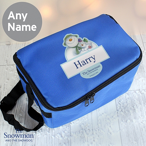 Personalised The Snowman and the Snowdog Lunch Bag