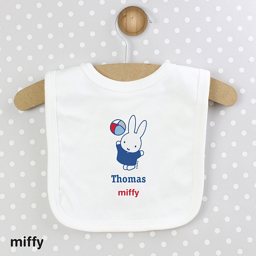 Personalised Miffy Playful Baby Bib