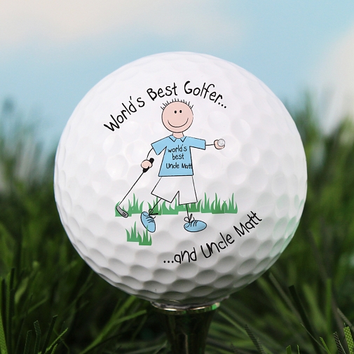 Personalised World's Best Golfer Golf Ball