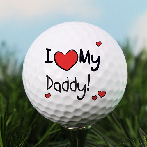 Personalised I Heart My Golf Ball