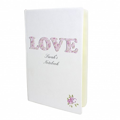 Personalised Love Hardback A5 Notebook