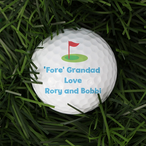 Personalised Flag Golf Ball