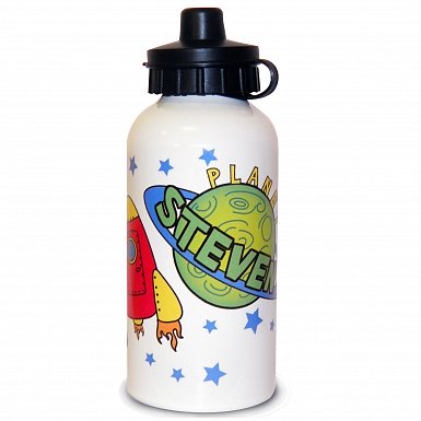 Personalised Space Drinks Bottle