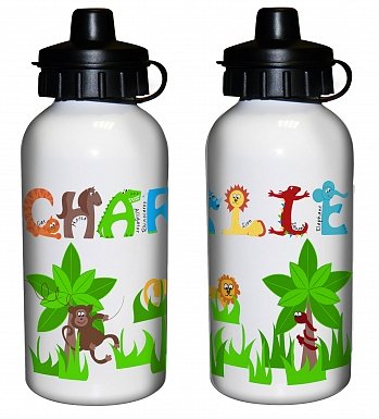 Personalised Animal Alphabet Drinks Bottle