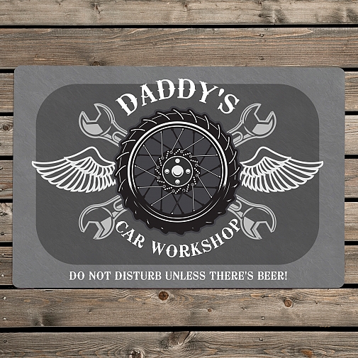 Personalised Garage Metal Sign