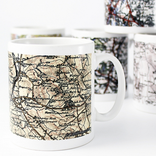 Personalised 1896 - 1904 Revised New Map Mug