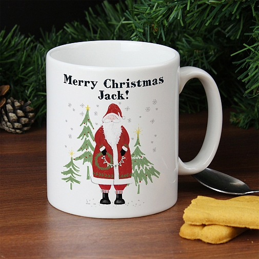 Personalised Father Christmas Mug
