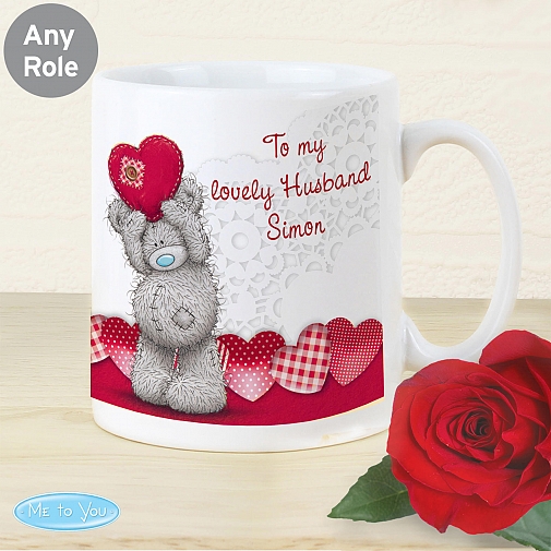 Personalised Me To You Heart Mug delivery to UK [United Kingdom]