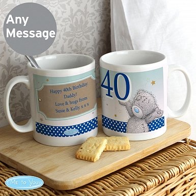 Personalised Me To You Big Age Male Mug