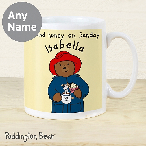 Personalised Paddington Bear Breakfast Mug