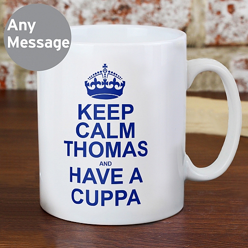 Personalised Keep Calm Mug