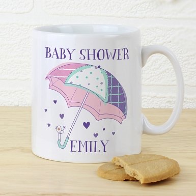 Personalised Baby Shower Umbrella Mug