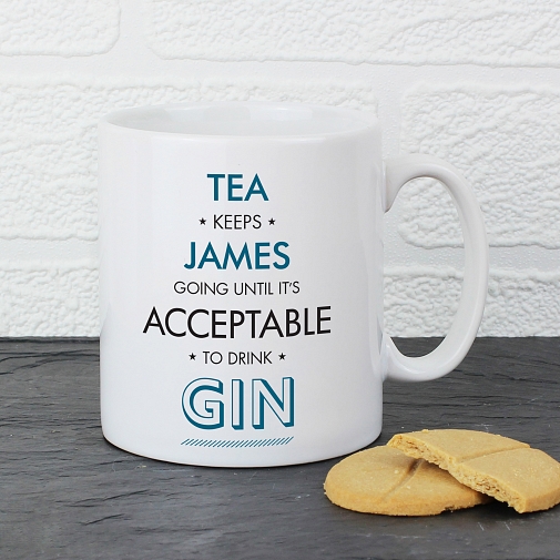 Personalised Acceptable To Drink Mug