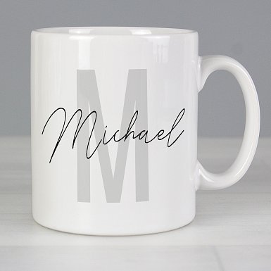 Personalised Name & Initial Mug