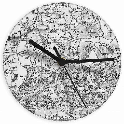 Personalised Old Series 1805 - 1874 Glass Clock