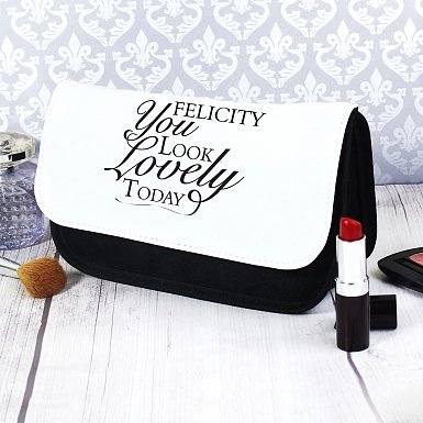 Personalised Look Lovely Make Up Bag