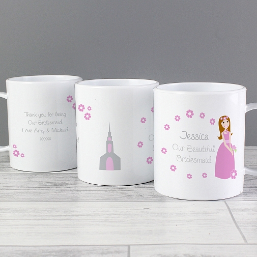 Personalised Fabulous Little Bridesmaid Plastic Cup