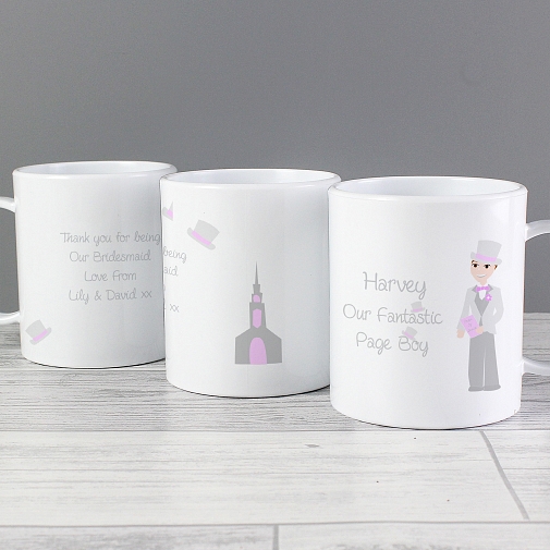 Personalised Fabulous Pageboy Plastic Cup